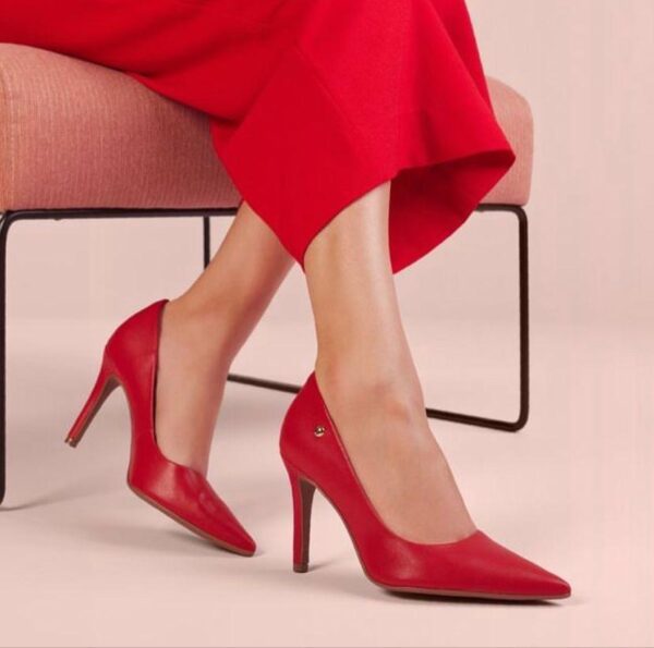 Salto Scarpin vermelho
