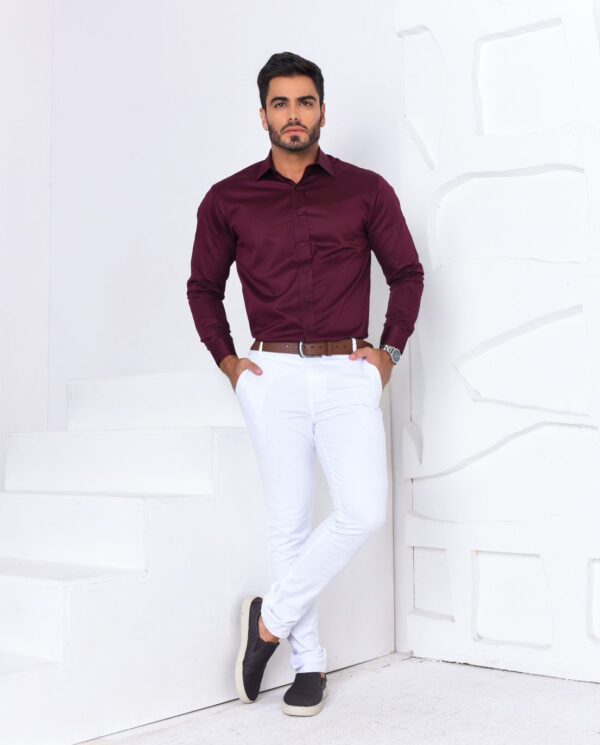 Calça Masculino Esporte Fino de Sarja